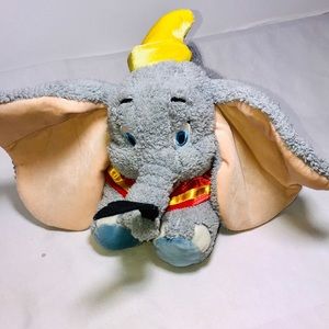 Vintage Disney Park Plush Dumbo with Rare Feather